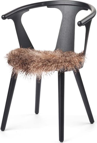 Sheepskin House - Curly Schapenvacht Stoel Cover - D38 cm