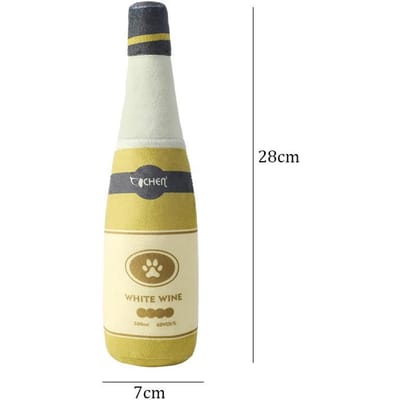 Hond Knuffels Huisdier Piepend Gedrukt Bierfles Vorm Speelgoed Hond Bijtvast Schone Tanden Kauwspeelgoed Dierbenodigdheden Interactief Speelgoed