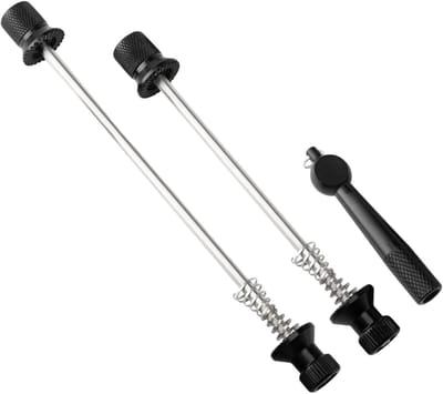 Fiets Snelspanners - Wielnaaf Spiesen - Fietsbeveiliging - Ultralichte Anti-diefstal - Set van 2 - Zwart