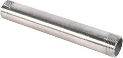 Adapter voor Verbinding van RVS SS304 Slang met Draad Mannelijk 200mm (BSP 1") - Duurzame en Betrouwbare Slangverbinding