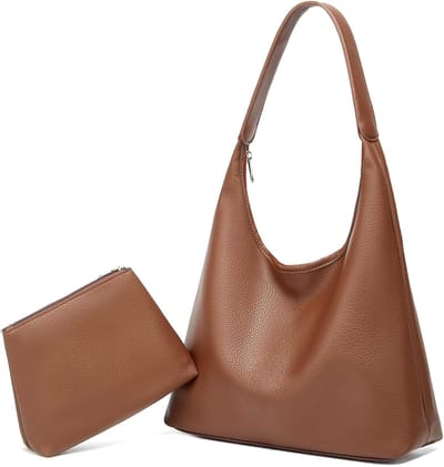 Grote Damentas Shopper Tas Leer 2-Delige Set Schoudertas
