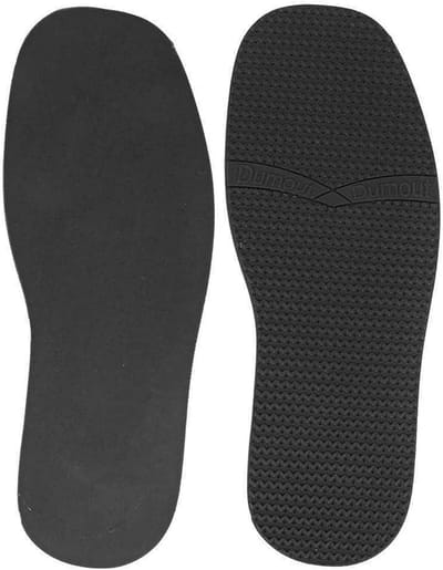 Zelfklevende Rubberen Zooltjes Anti-Slip voor Schoenreparatie (Zwart)