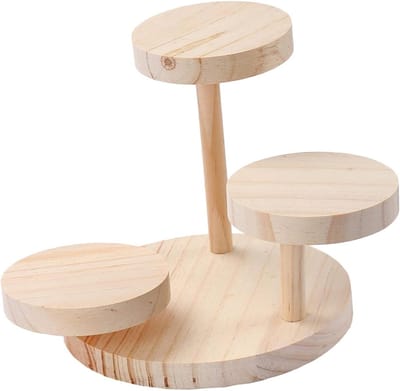 Brillenstandaard - Glazen Houder - Winkelweergave - Houten Materiaal - 10 x 17 cm - Houtkleur