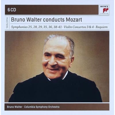 CD W. A. MOZART Bruno Walter dirigeert Mozart 88697906832 Sony Classical 2011 Europa Klassiek Gebruikt gray
