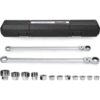 15in1 multifunctionele ratelsleutelmouwenset Praktisch motorfiets fiets badkamer lucht gray