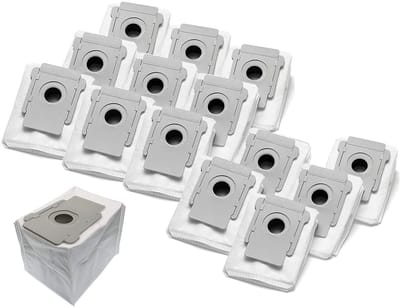 iRobot Roomba 'i', 'j' en s9 Serie Stofzakken (15 Stuks, Plus.Parts® alternatief voor 4626194 / 4640235)