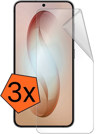 Screenprotector - 3 Stuks - Folie - Geschikt voor Samsung Galaxy S26 - Ultra Clear - Bescherm Folie - Soft TPU - Screen Protector