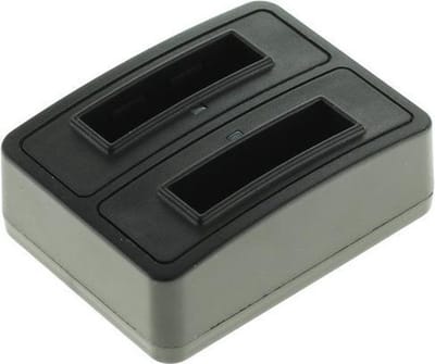 Huismerk Duo oplader voor 2 camera accu's Pentax D-Li68 en D-Li22