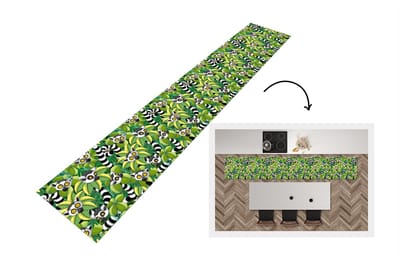 Keukenloper - Loper keuken - Patroon - Jungle - Ringstaartmaki - 300x50 cm - Keukenloper vinyl