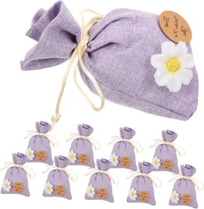 Geurzakjes Set - Lege Zakjes - Geuren Verspreiden - Ademend Materiaal - 10 Stuks - Lavendel