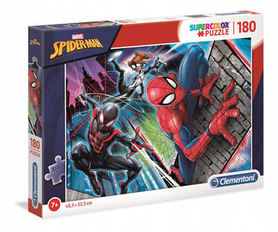 Clementoni Spider-Man Supercolor Puzzel 180 Stukjes