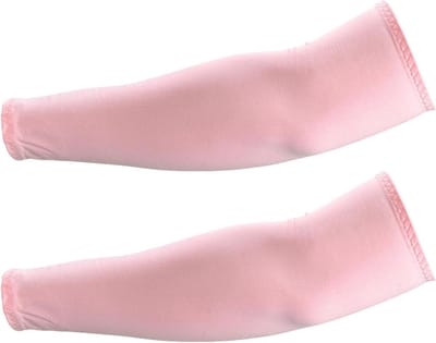 Arm Beschermers met UV Bescherming en Anti-Slip voor Hardlopen, Fietsen, Basketbal en Golf, Geschikt voor Mannen en Vrouwen, Roze