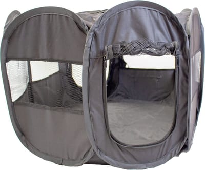 Lowander puppyren opvouwbaar - Hondenren 110x110x61 met pop-up systeem - incl. Draagtas