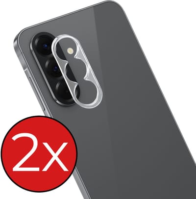 Camera Lens Protector - 2 Stuks - Geschikt voor Samsung Galaxy A37 - Camera Screenprotector - Beschermglas - Gehard Glas - Tempered Glass - Screen Protector