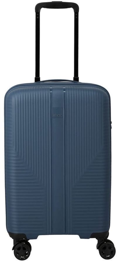 Travelite Air Stripe 4-Wiel Handbagage Koffer 55cm Slim Navy Blauw - Handbagage koffers