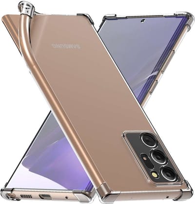 ebestStar - Hoes geschikt voor Samsung Galaxy Note20 ULTRA (4G, 5G), Silicone Slim Cover Case, Versterkte Hoeken en Randen hoesje, Transparant