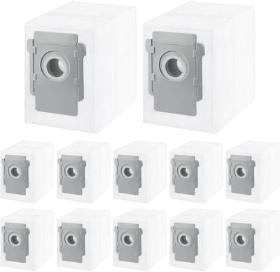 12 stuks stofzuigerzakken - Voor iRobot Roomba i3 i3+, i4 i4+, i5 i5+, i6 i6+, i7 i7+, i8 i8+, j5 j5+, j6 j6+, j7 j7+, j8 j8+, j9 j9+, s9 s9+, 104 105 405 504 505 705, 10 Max-Essential Robot Vacuum
