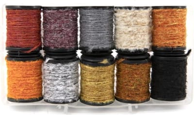 Vlieg Bindmateriaal - Droge Vlieg Garen - Vliegvissen Maken - Drijvend Polypropyleen Garen - 10 Spoelen - Multi-color