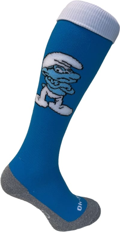 Hingly Brilsmurf Lange Sportsokken, hockeysokken, voetbalsokken Maat 31-35