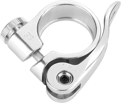 Zadelpenklem - Zadelpenhouder Fiets - Fiets Zadel Verstellen - Snelsluiting Ontwerp - 28.6 mm - Zilver