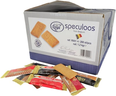 Royal Speculoos koffiekoekjes - individueel verpakt - 200 stuks - koek