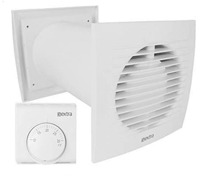 Warmteverdeler ventilator voor efficiënt gebruik van overtollige warmte - Ø 125mm