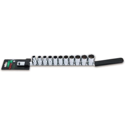 Zeskant doppenset TOPTUL 1/2 inch 12-kant (10-17, 19, 21, 22 mm)