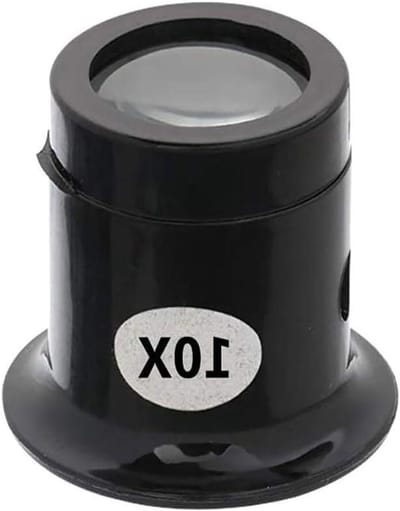 Versterk je Kijkervaring met 10X Vergrootglas voor Horlogemakers - Perfect voor Sieraden, Diamanten en Munten