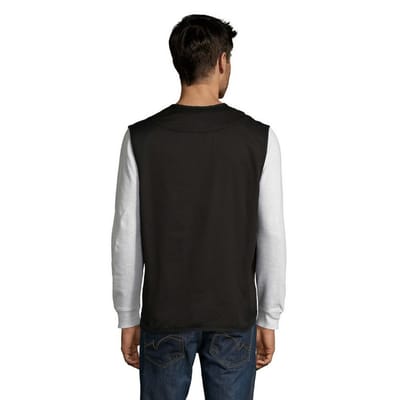 SOLS Heren Reporter Body Warmer (Zwart)