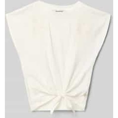 GARCIA Meisjes Effen T-shirt Wit Korte mouw