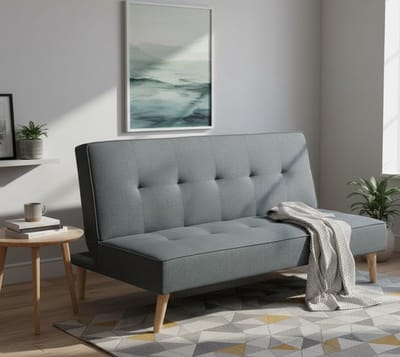 ComfortPlus Loungesofa 3-zitsbank – Moderne Lichtgrijze Corduroy Stofbank met Ligvlak Rechts, Zachte Schuimvulling, Luxe Stoffering 370 g/m² – Perfect voor Woonkamer, Gezellige Avonden en Relaxmomenten House&Garden