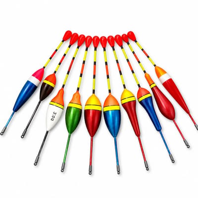 BukkitBow - Set Visdobbers - Dobber Set voor Vissen - Verschillende Maten - 10 Stuks