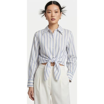 & Other Stories Calvin Shirt Blue Maat: 40 | Overhemden Outlet | Dames | Blauw
