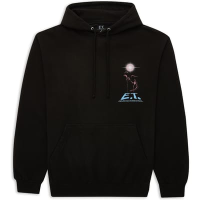 E.T. The Extra-Terrestrial X Ghoulish Silhouette Hoodie - Black - S