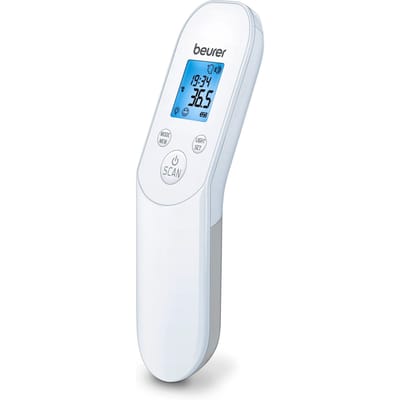 Beurer FT 85 Thermometer lichaam - Koortsthermometer - Baby & Volwassene - Meten omgevings- en oppervlaktetemperatuur - Digitaal - Infrarood - Contactloos - Hygiënisch - Smiley symbolen - 60 Geheugenplaatsen - Medisch gecertificeerd - 5 Jaar garantie