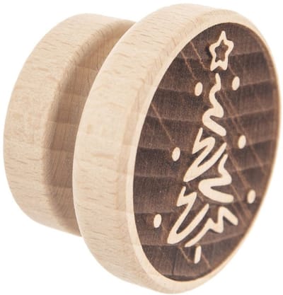Orion - Houten Koekjesstempel - 5,5 cm - Boompatroon