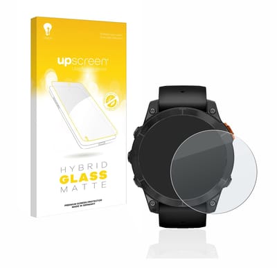 upscreen - Screenprotector voor Garmin Fenix 7 Pro Solar (47 mm) - Folie Beschermfolie Beschermglas matte