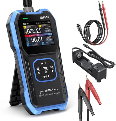 Batterij Tester - Accu Controle - Batterijen Testen - Compact Ontwerp - 23.2 x 17.3 x 13 cm - Zwart