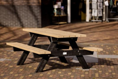 Rockwood® Picknicktafel Zwaar Kunststof - Sand Beige (154kg) 1.80m