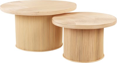ILIOS - Salontafel set - Natuurlijk - Rotan