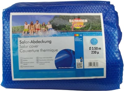 Summer - Fun - Zomerzwembadhoes - solar - rond - 350 - cm - PE - blauw