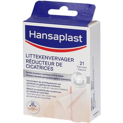 Hansaplast Littekenvervager Litteken Pleisters - Wondpleisters - Wondverzorging - 3,8 x 6,8cm - 21 Patches