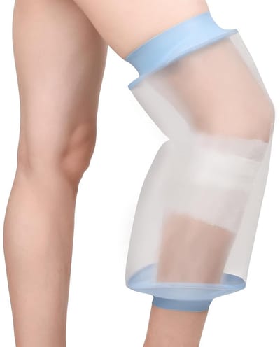 Waterdichte Beschermhoes voor Knie en Onderbeen tijdens Douchen