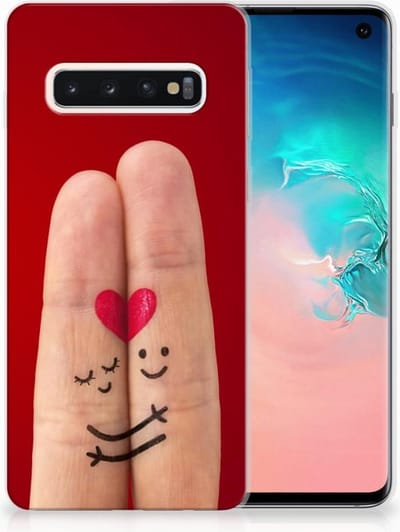 Samsung Galaxy S10 Silicone Back Cover Liefde - Origineel Romantisch Cadeau