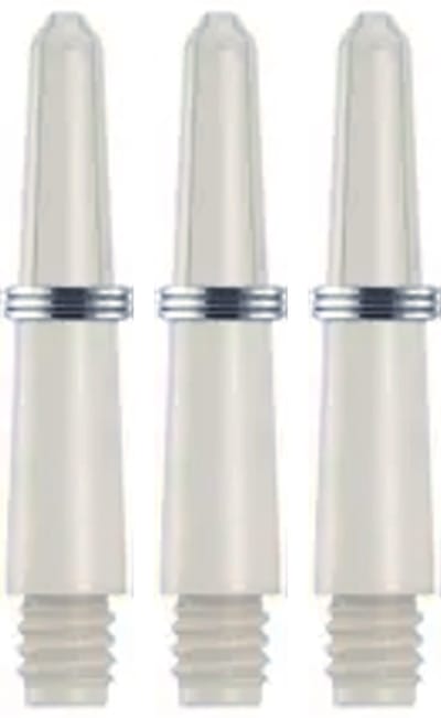 DLDarts - Nylon Shafts - Extra Short + Ring - 1 set - Snow