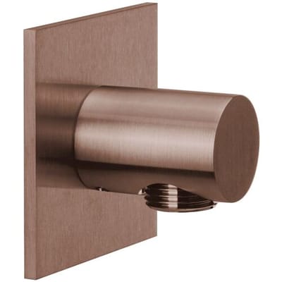 Herzbach DESIGN iX PVD shower connection bend seven square 21.995100.2.39