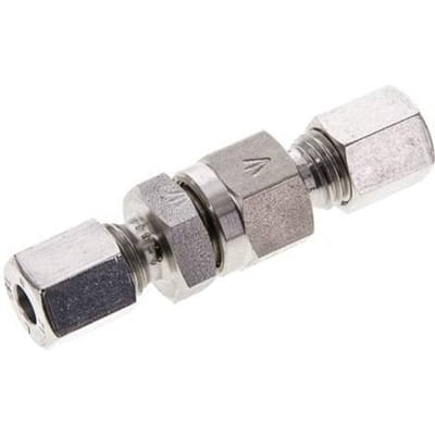 6L (M12x1.5) RVS Terugslagklep Snijring 1-250 bar ISO 8434-1