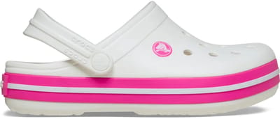 Crocs Crocband Kids Clog 207006 Unisex Kinderklompjes Lichtgewicht Comfortsandalen Wit