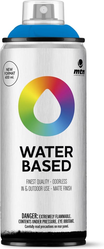 MTN Water Based Spuitbus - verf op waterbasis - RV-68 Blue Hope - 400ml