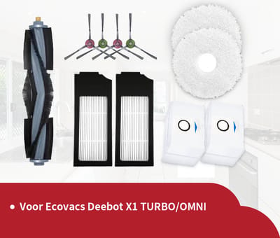 Replacements onderdelen geschikt voor Ecovacs Deebot X1 en T10 - 11-delig
